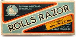Figure 1. Rolls razor packaging.