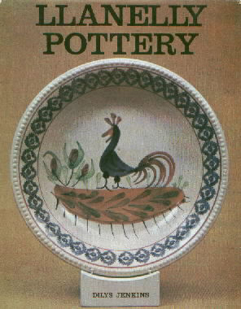 Fig 12. Slip cover of Llanelly Pottery by Dilys Jenkins. Published in 1968.