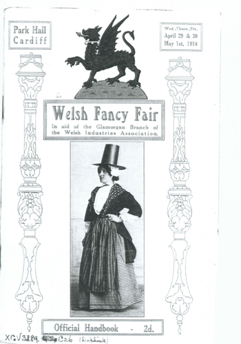 Fig 6.Welsh Industries Association Official Handbook, Welsh Fancy Fair Cardiff 1914