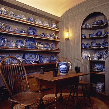 Fig 3. Henry Francis Du Pont, Winterthur Museum: Blue Staffordshire Room